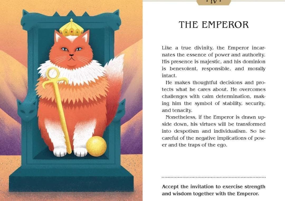 【正規品タロットカード】海外人気デッキ✨魔法のような神秘的な猫に導かれるデッキ