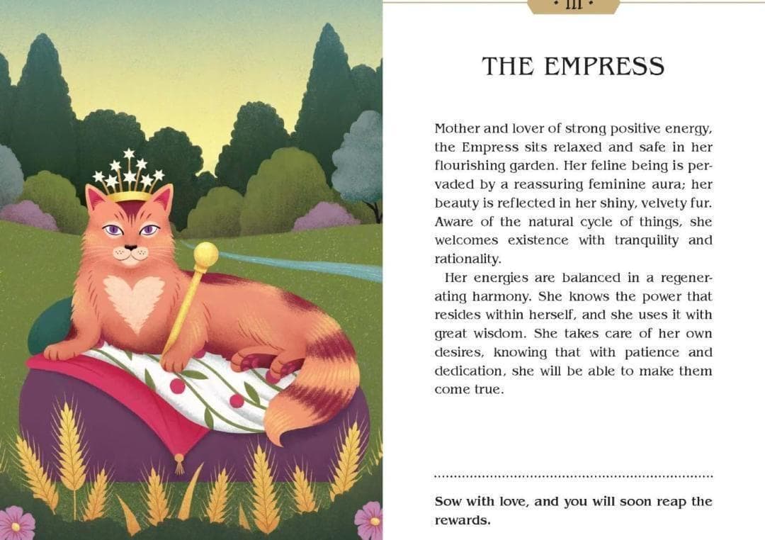 【正規品タロットカード】海外人気デッキ✨魔法のような神秘的な猫に導かれるデッキ