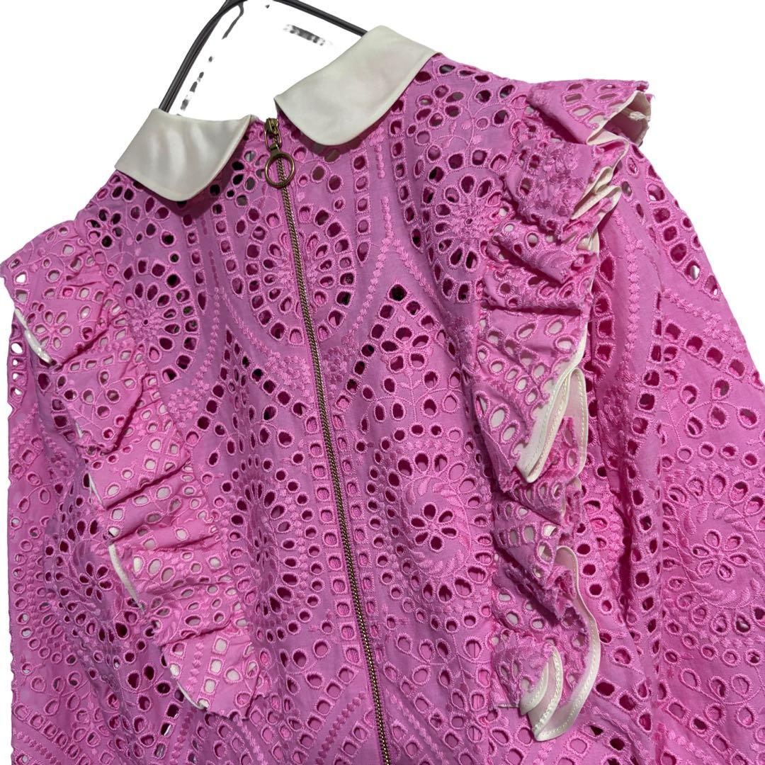 GUCCI 花柄刺繍　ミニワンピース　グッチ