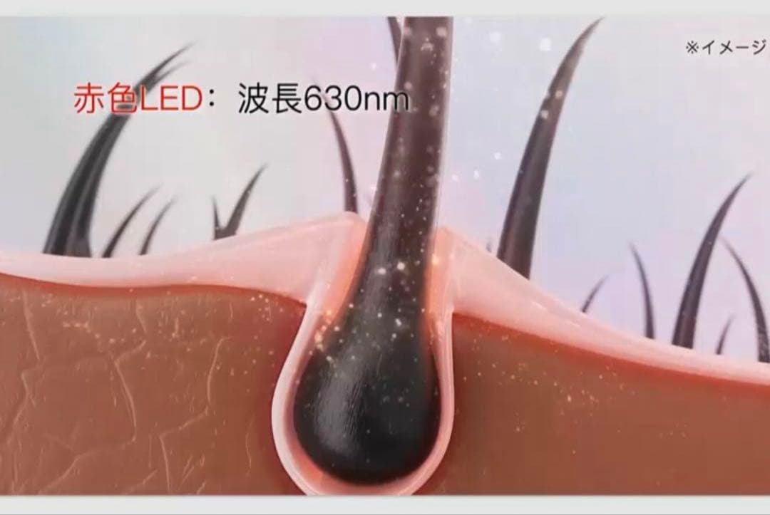 CHOUCHOU × ELLE スタイリストイオングロウブラシ 赤色青色LED