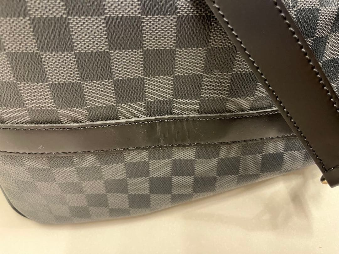 値下美品ダミエグラフィットキーポルバンドリエール55