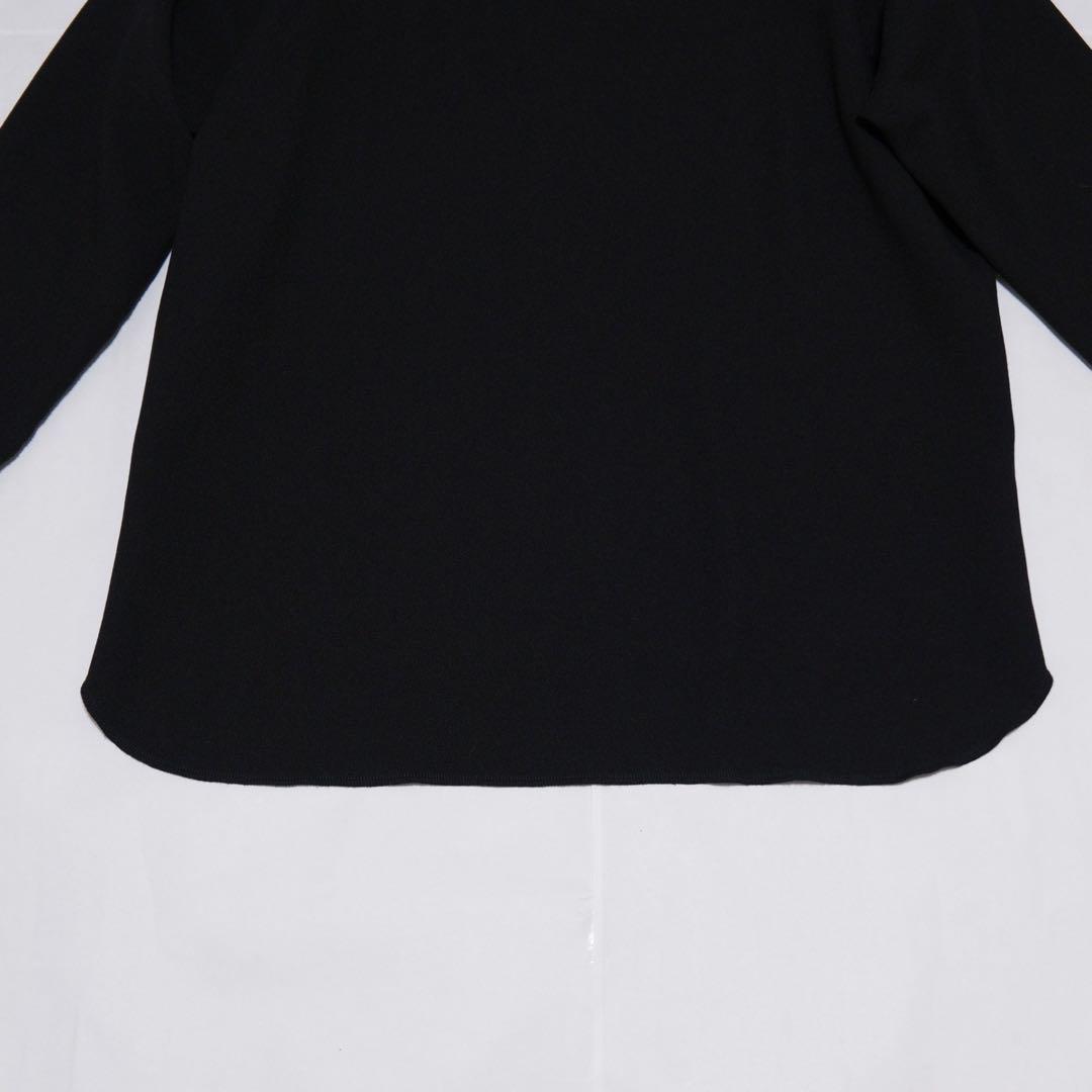 美品　whim gazette Vガゼットプルオーバー　ブラック　36 ゆったり