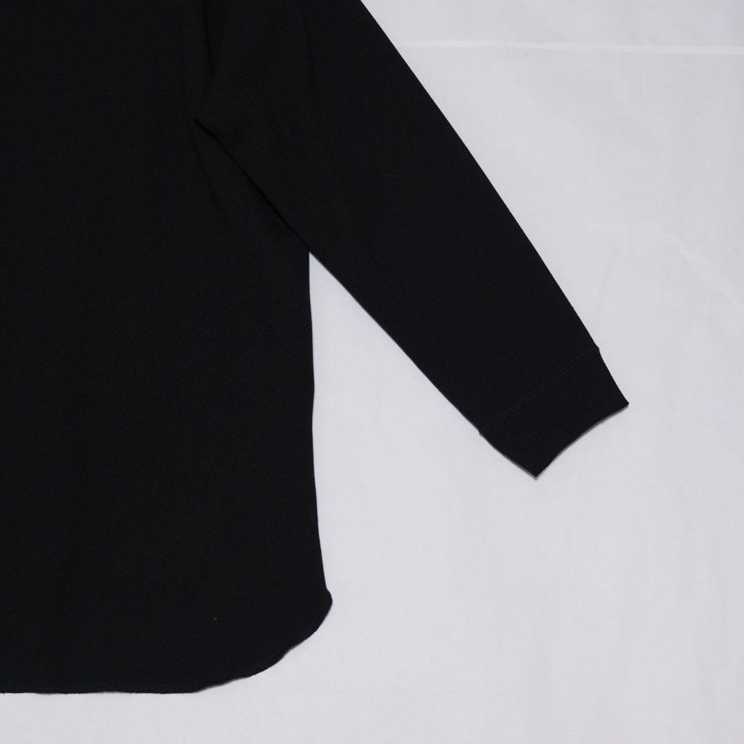 美品　whim gazette Vガゼットプルオーバー　ブラック　36 ゆったり