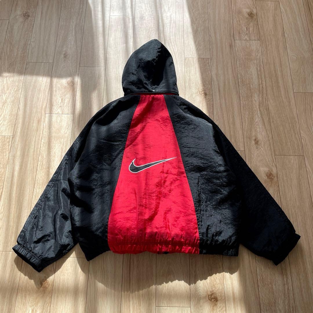 NIKE AIR 中綿ナイロンジャケット 厚手Vintage ビッグシルエット