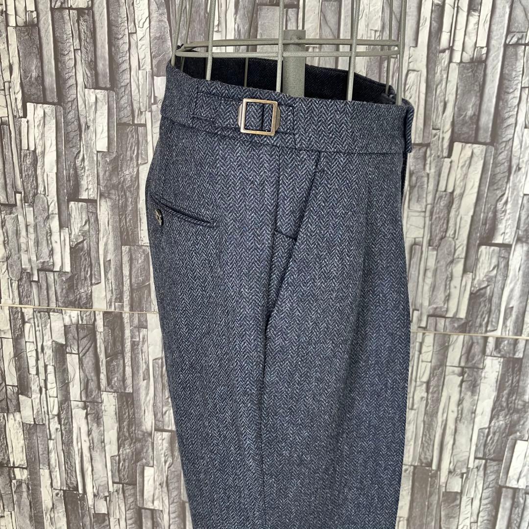 BERWICHベルウィッチ・scotchスコッチ・ブルーグレー・ヘリンボーン48