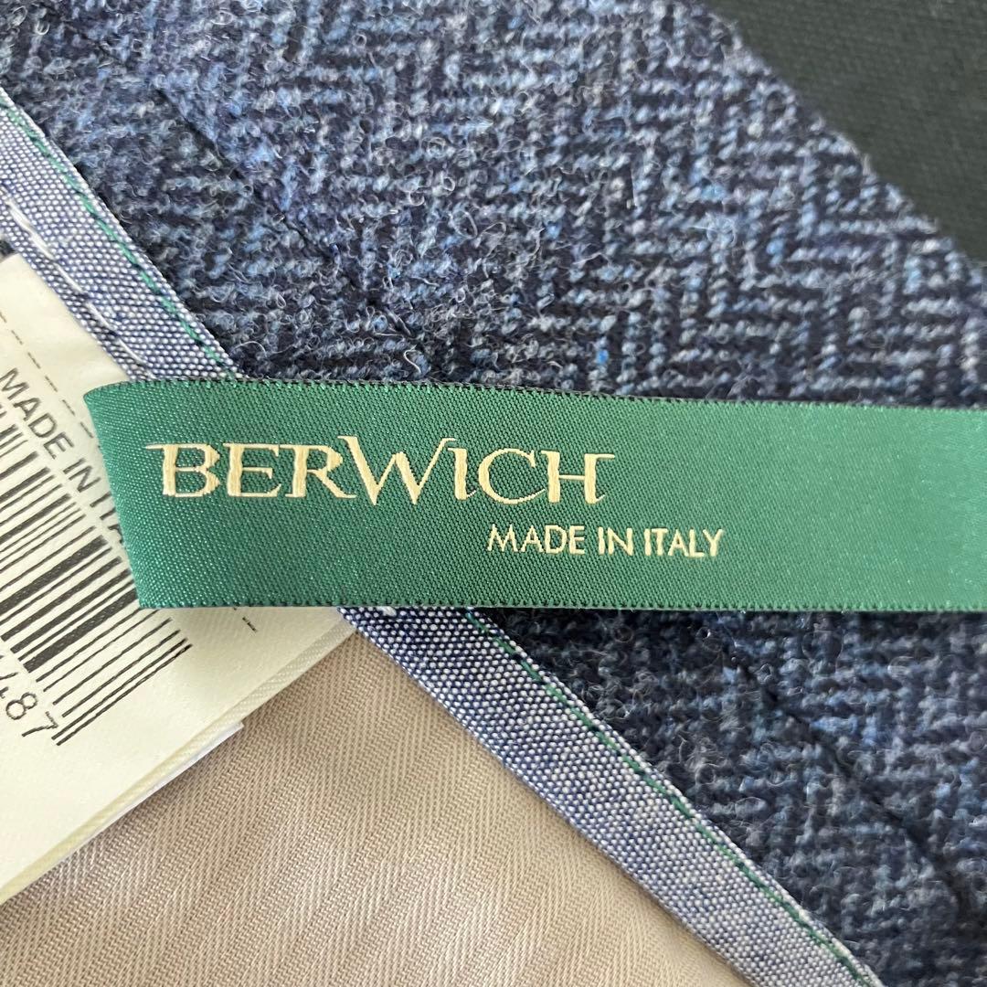 BERWICHベルウィッチ・scotchスコッチ・ブルーグレー・ヘリンボーン48