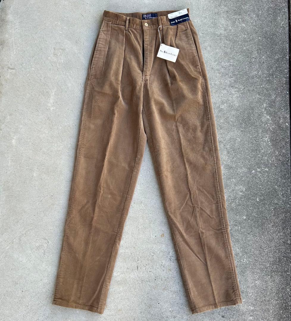 新品 90年代 POLO Ralph Lauren パンツ コーデュロイ W28
