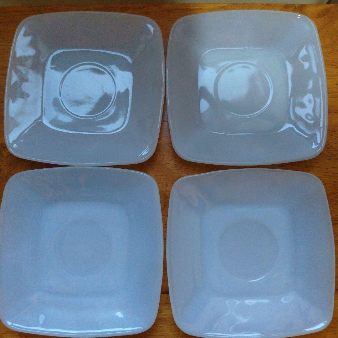 ファイヤーキング ブルー チャーム カップ & ソーサー ４客セット