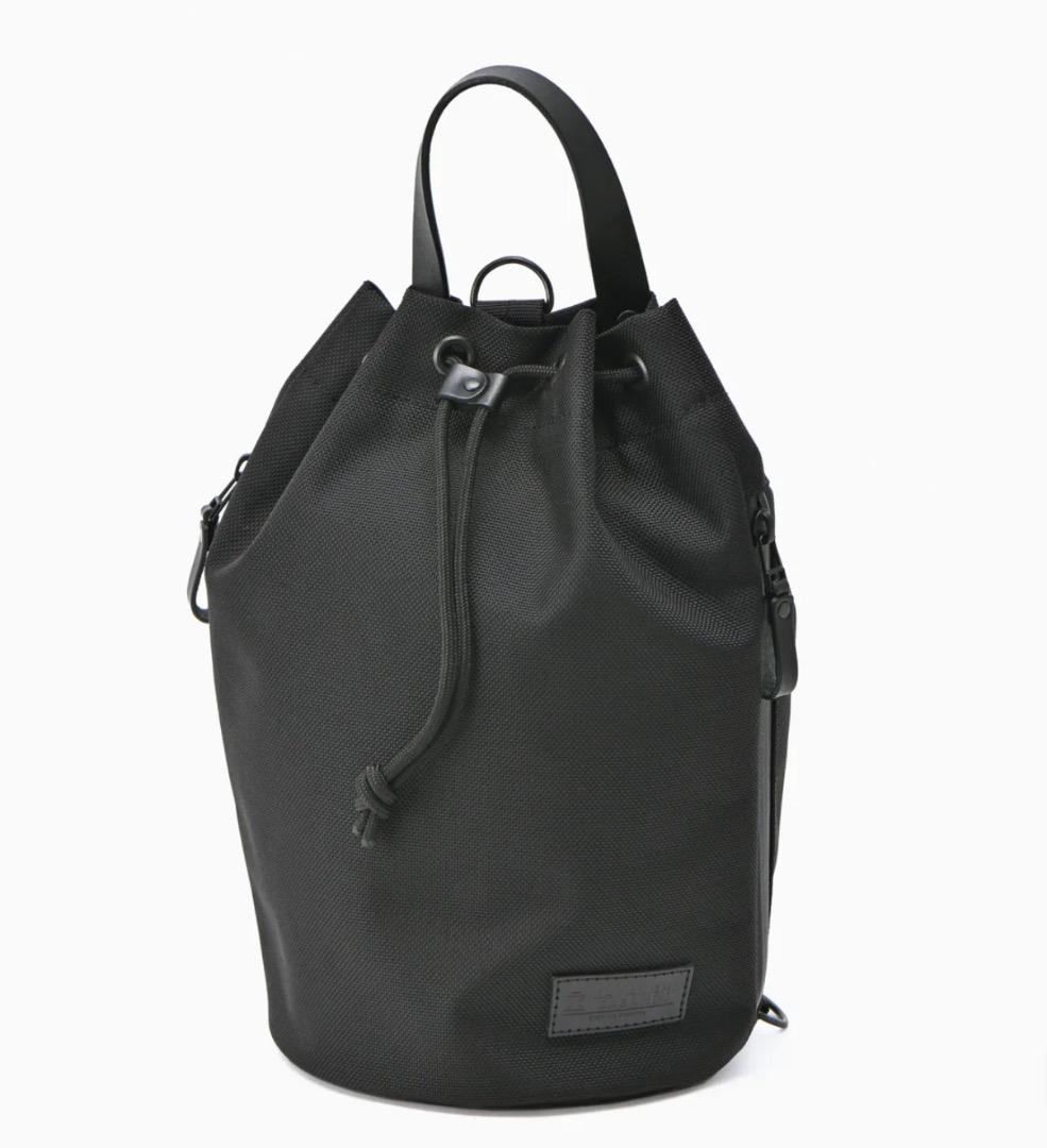 美品 カワニシカバン bov ボブ コーデュラ 巾着型 バッグ ボンサック