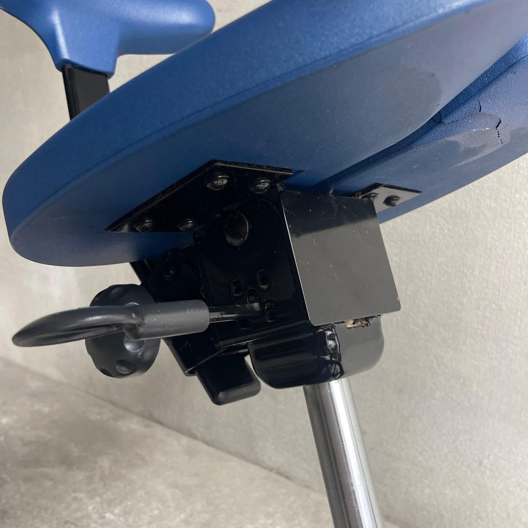 ayur chair アーユルチェア ルナ　足置きリング付　丸ベースタイプ