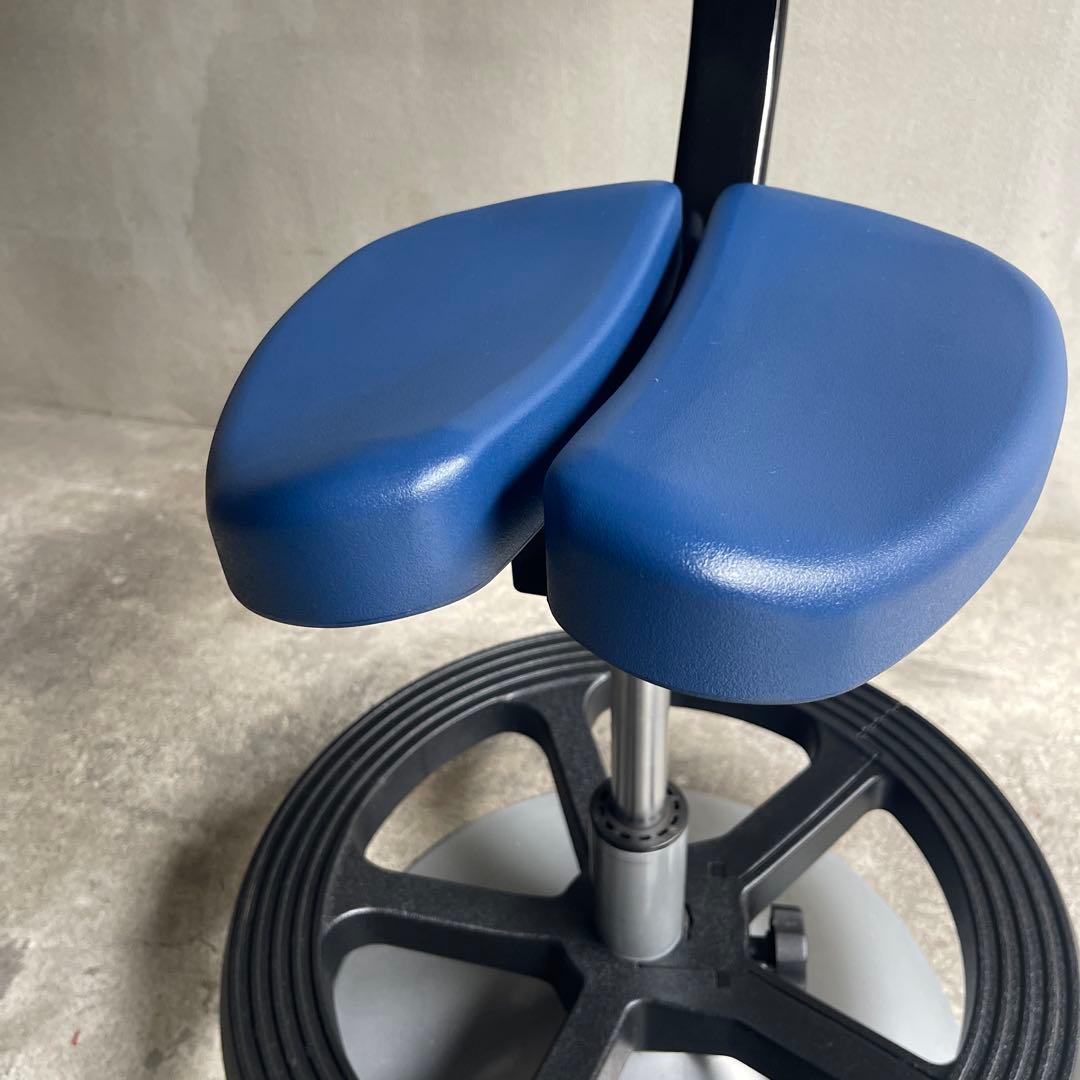 ayur chair アーユルチェア ルナ　足置きリング付　丸ベースタイプ