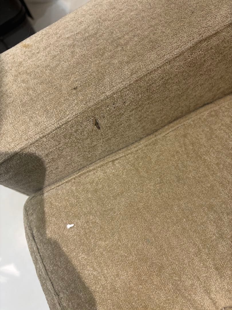 【たろう様限定】ヴィンテージソファ ベージュ 3人掛け