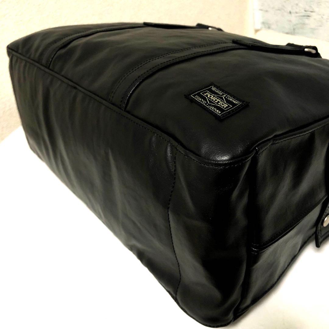 未使用級✨現行タグ ポーターフリースタイル ボストンバッグ黒 大容量 吉田カバン