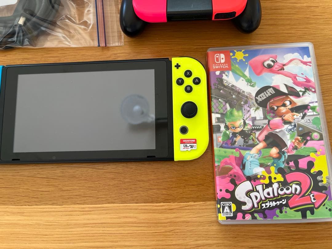 Nintendo Switch 本体 スプラトゥーン2、コントローラー、S D付