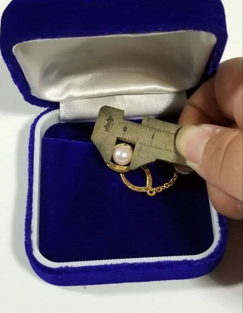 伊勢志摩産本真珠ネクタイピンK18