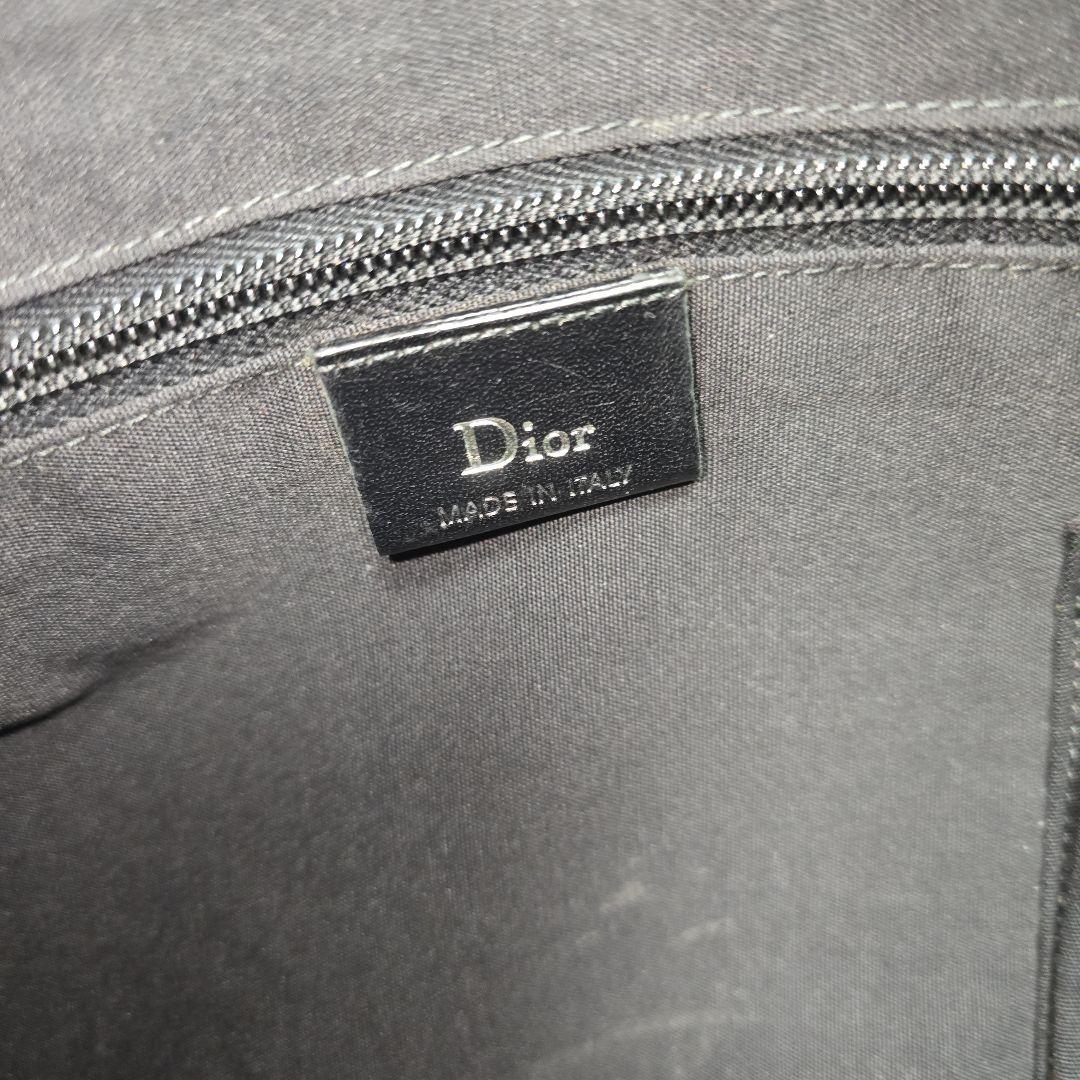 ディオールオム レザー ドラムバッグ