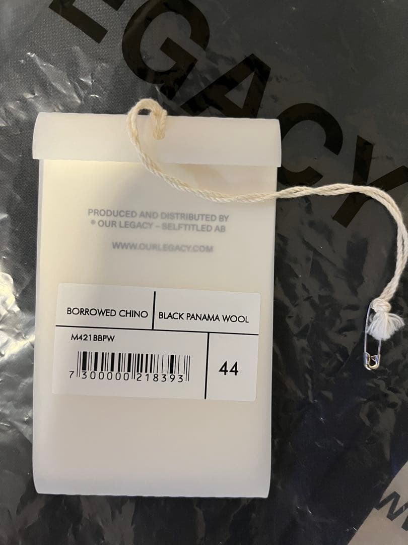 パンツ OUR LEGACY BORROWED CHINO 44