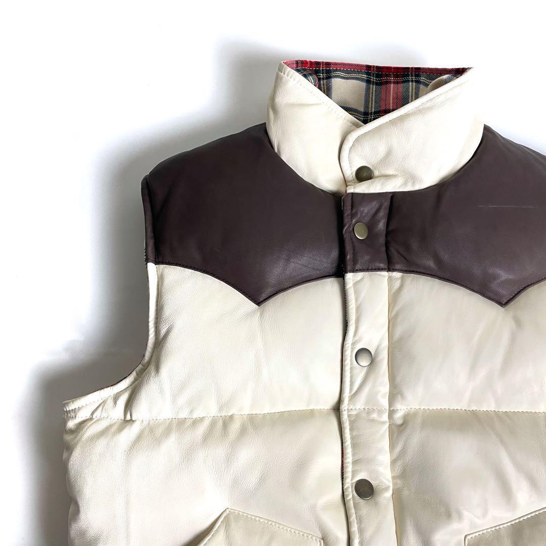 Y'2 LEATHER PRODUCTS ダウンベスト リバーシブル 割引不可
