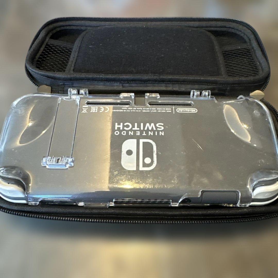 Nintendo Switch Lite クリアケース付き　ジャンク品