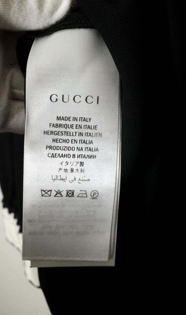 美品✨️Gucci グッチ 長袖　ジャージー　膝丈　ワンピース　XS