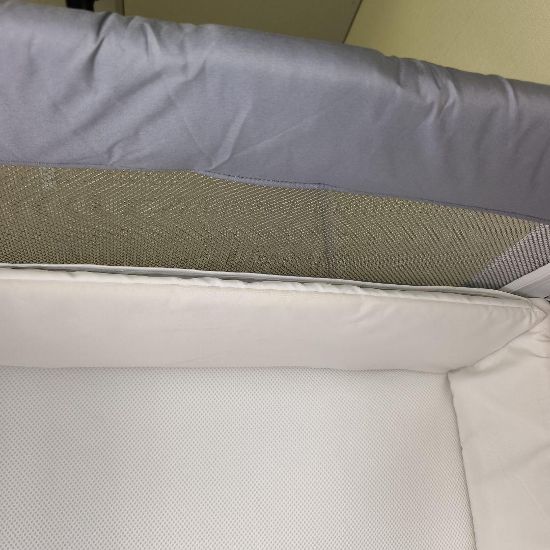 ぷー【処分セール中】Apricaベビーベッド ココネルエアー グレーベアー2