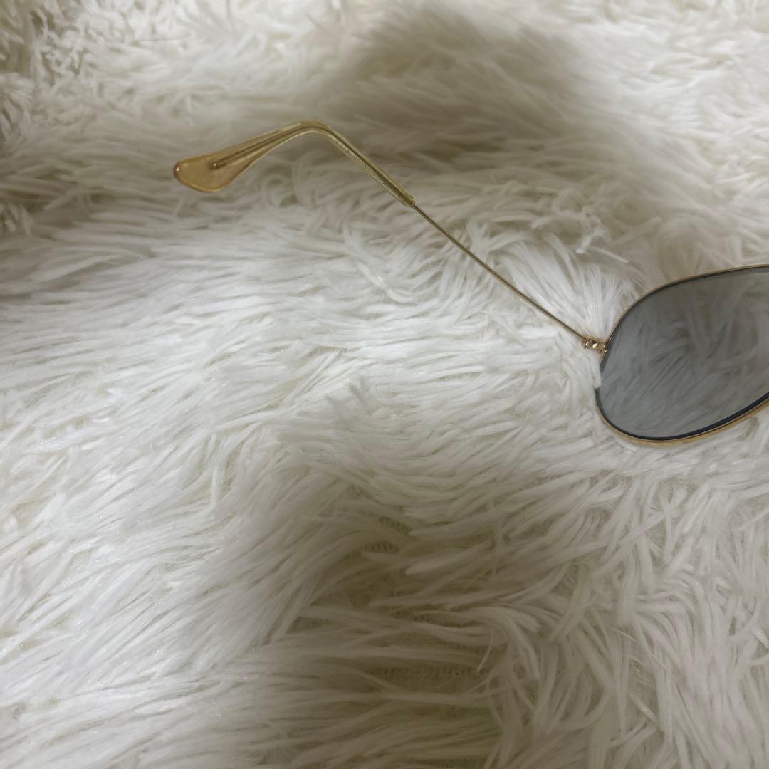 【美品】B&L RAYBAN AVIATOR 58□14 USA ゴールド