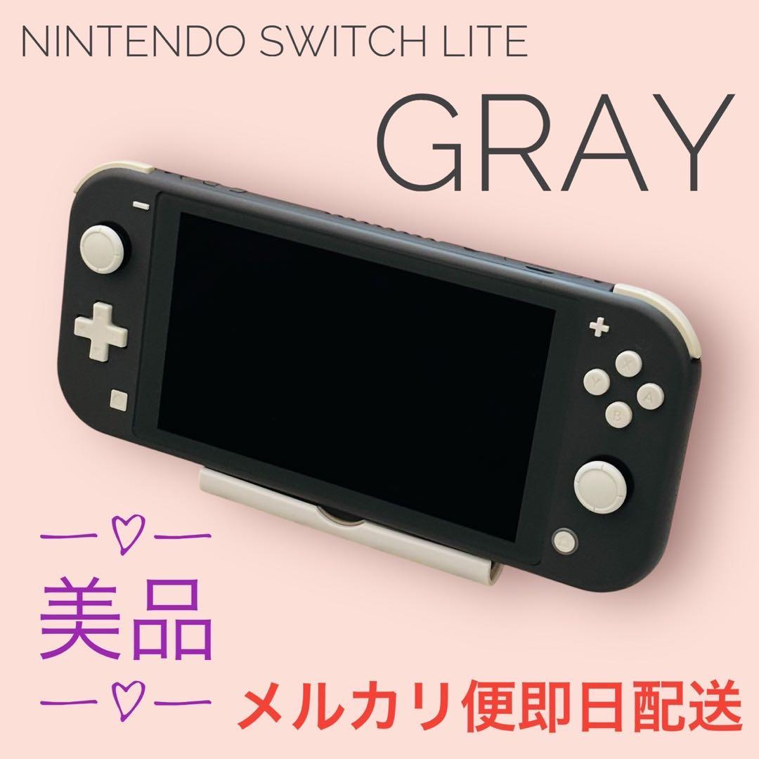 【美品】Nintendo Switch Lite グレー　本体