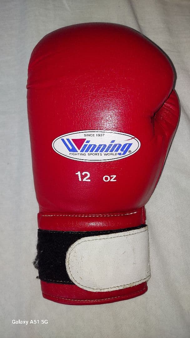Winning ボクシンググローブ 12 oz 赤