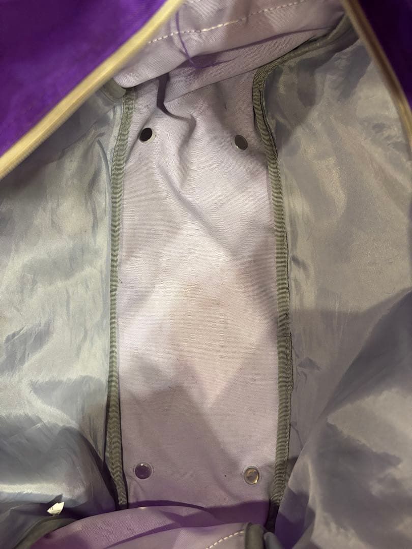 WORLD PEGASUS 旧ワッペ 紫 スクバミニーリボン付き