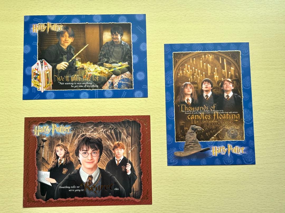 【初版あり】ハリー・ポッターシリーズ ポストカード シール