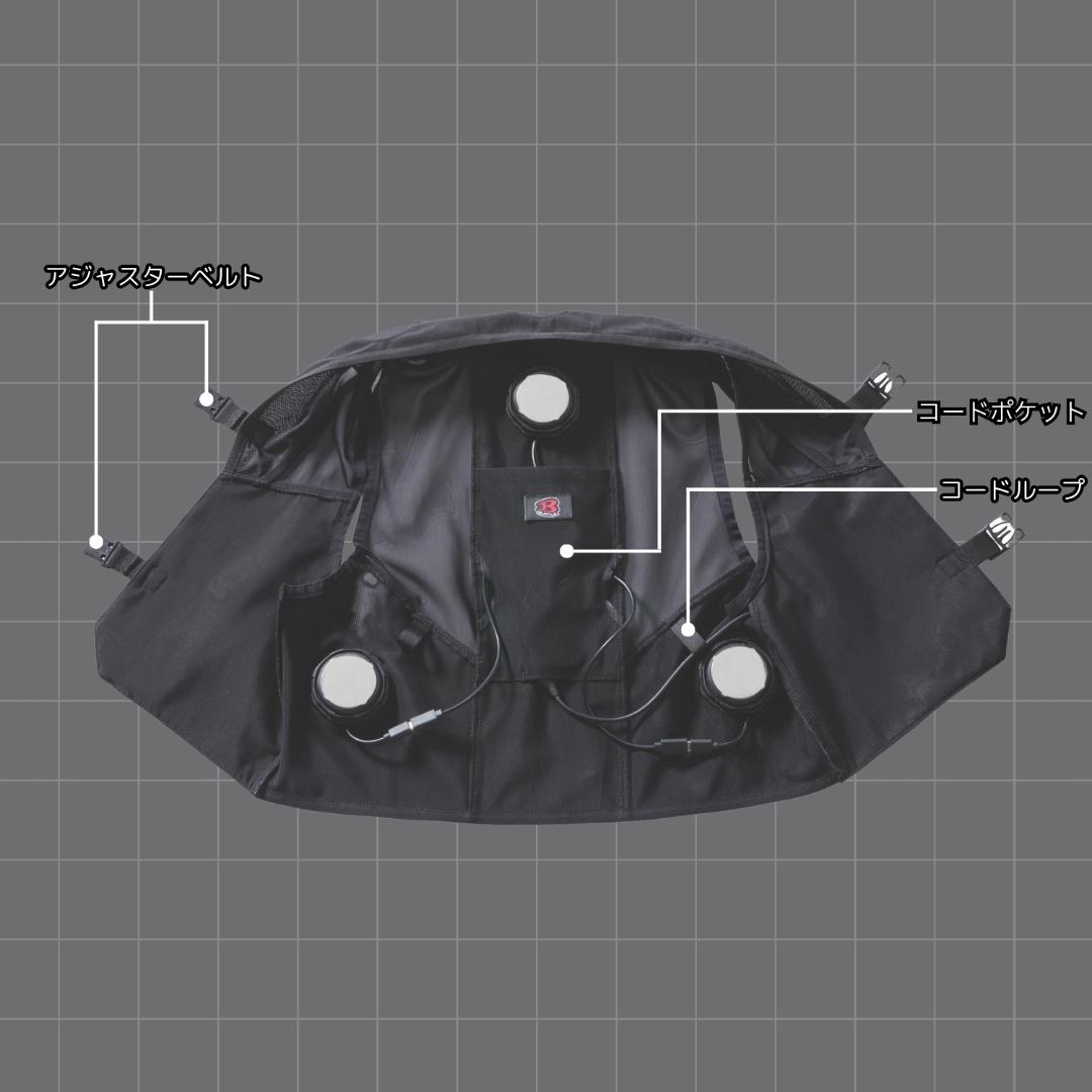 【動作OK】バートル 氷冷ペルチェベスト IC101S XLサイズ BURTLE