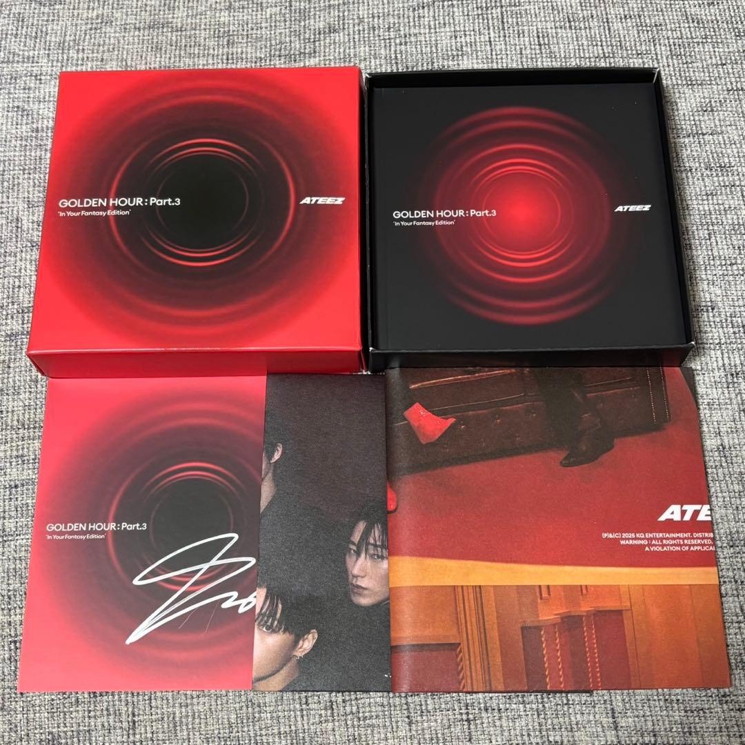 ATEEZ In Your Fantasy CDアルバム 直筆サイン ソンファ