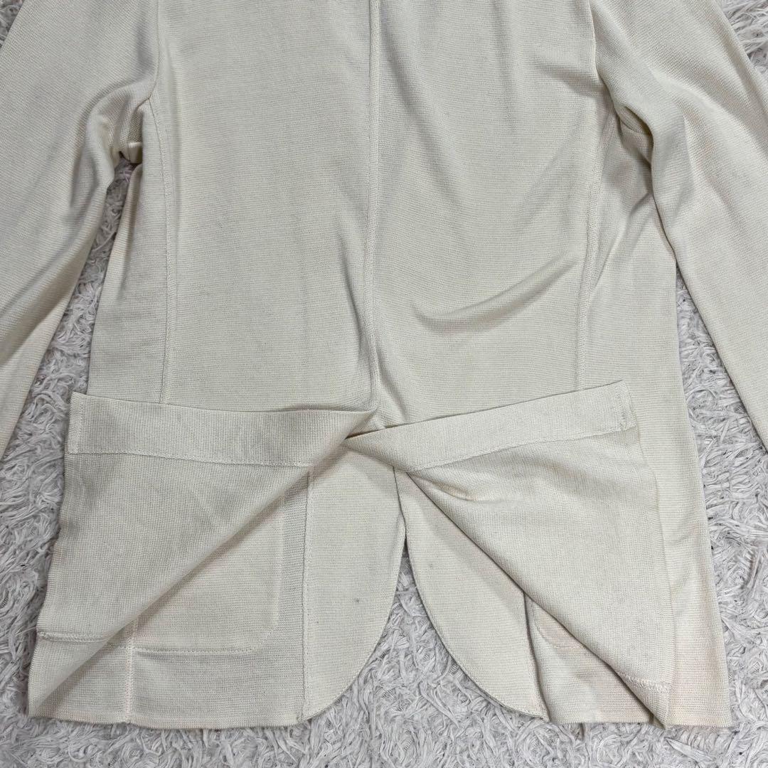 美品　LARDINI ラルディーニ コットンニットジャケット　イタリア製　M
