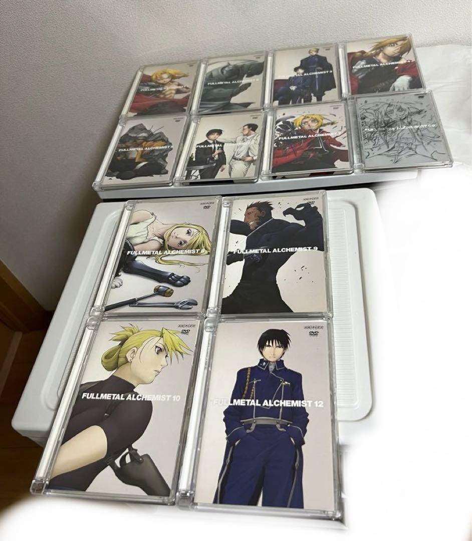 鋼の錬金術師のdvd（0から12巻セット）11.13巻無し