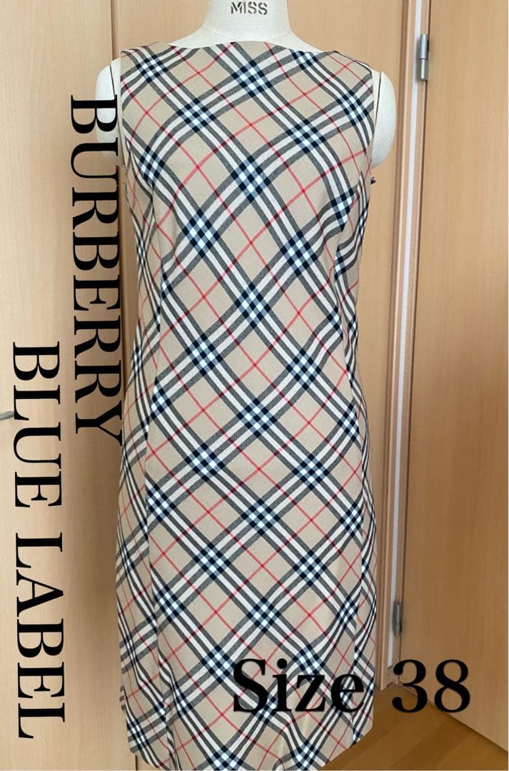 BURBERRY BLUE LABEL チェック柄 ワンピース サイズ38