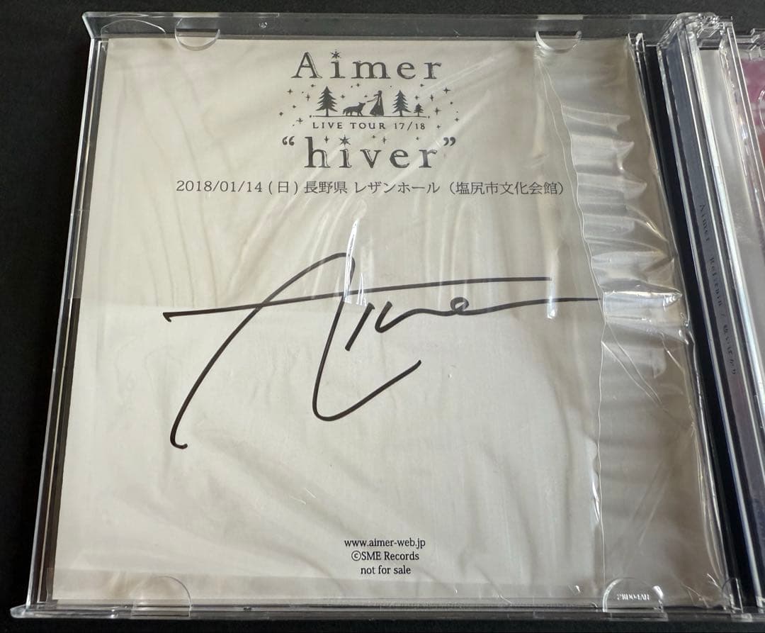 RT-162482 Aimer Ref:rain サイン入りCD