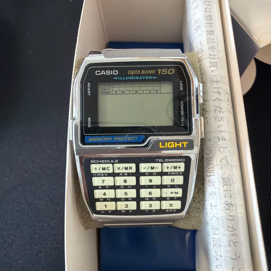 未使用　CASIO DATA BANK150 Digital watch