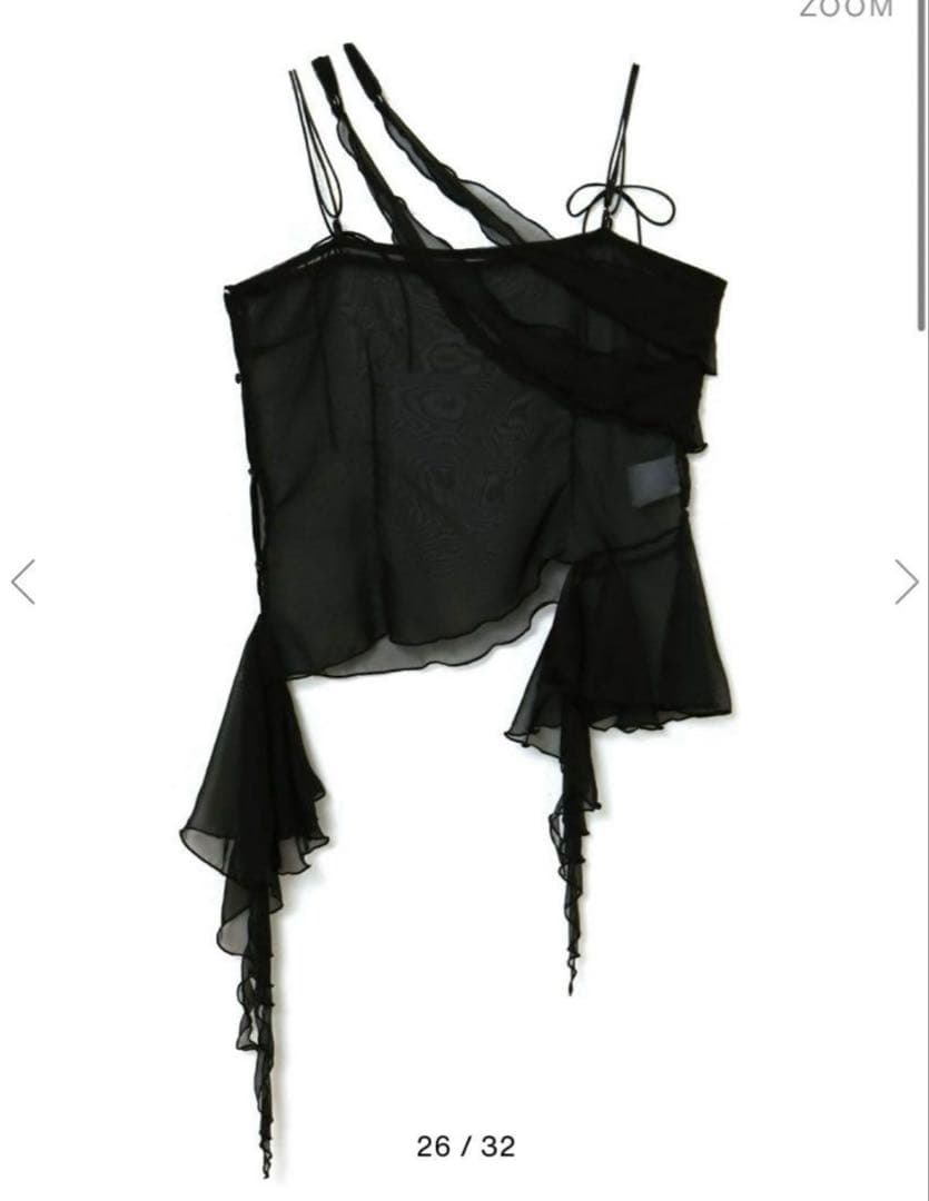 トップス melt the lady drape spiral