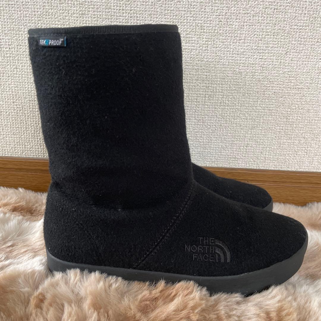 【美品】THE NORTH FACE ブラック ムートンブーツ　24cm