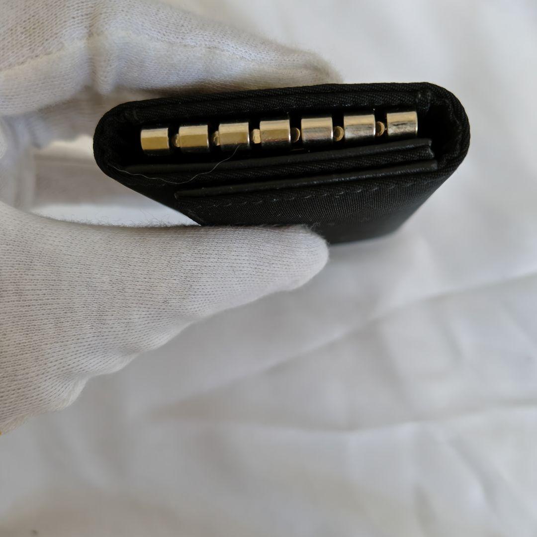 美品　PRADA ブラック ナイロン 6連 キーケース　箱付き 三角ロゴプレート