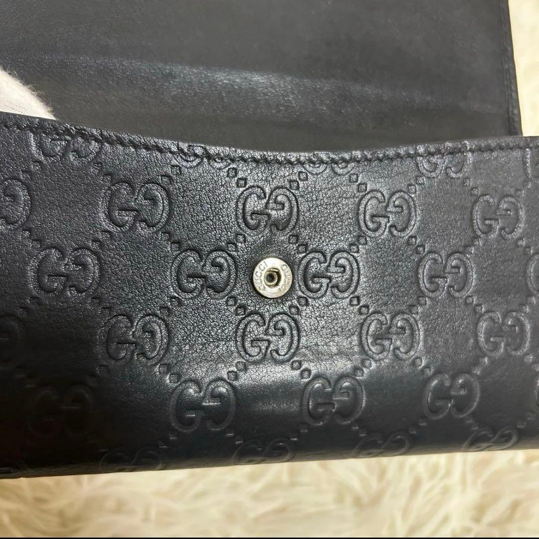 グッチ GG シマ インターロッキングGスタッツ　ブラック