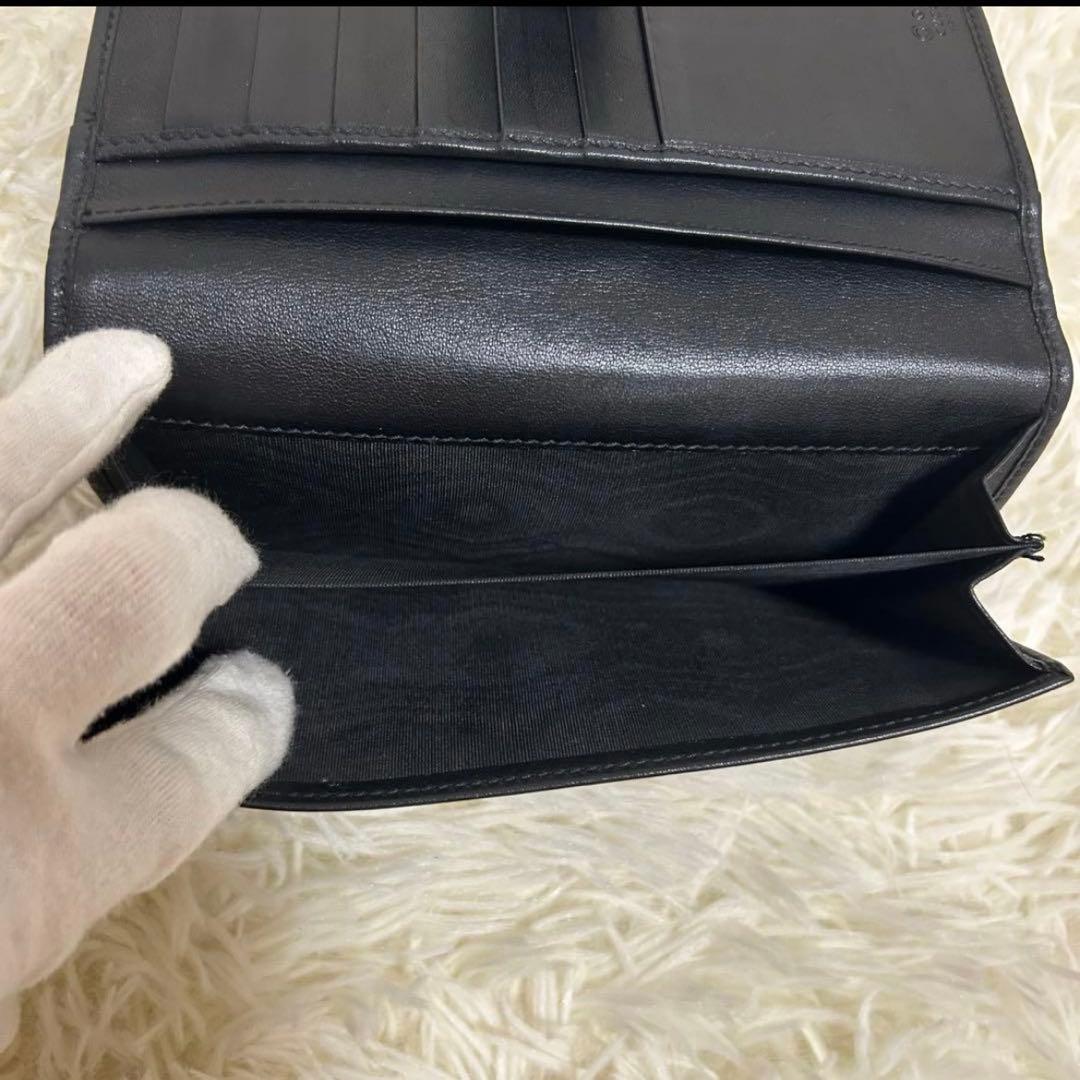 グッチ GG シマ インターロッキングGスタッツ　ブラック