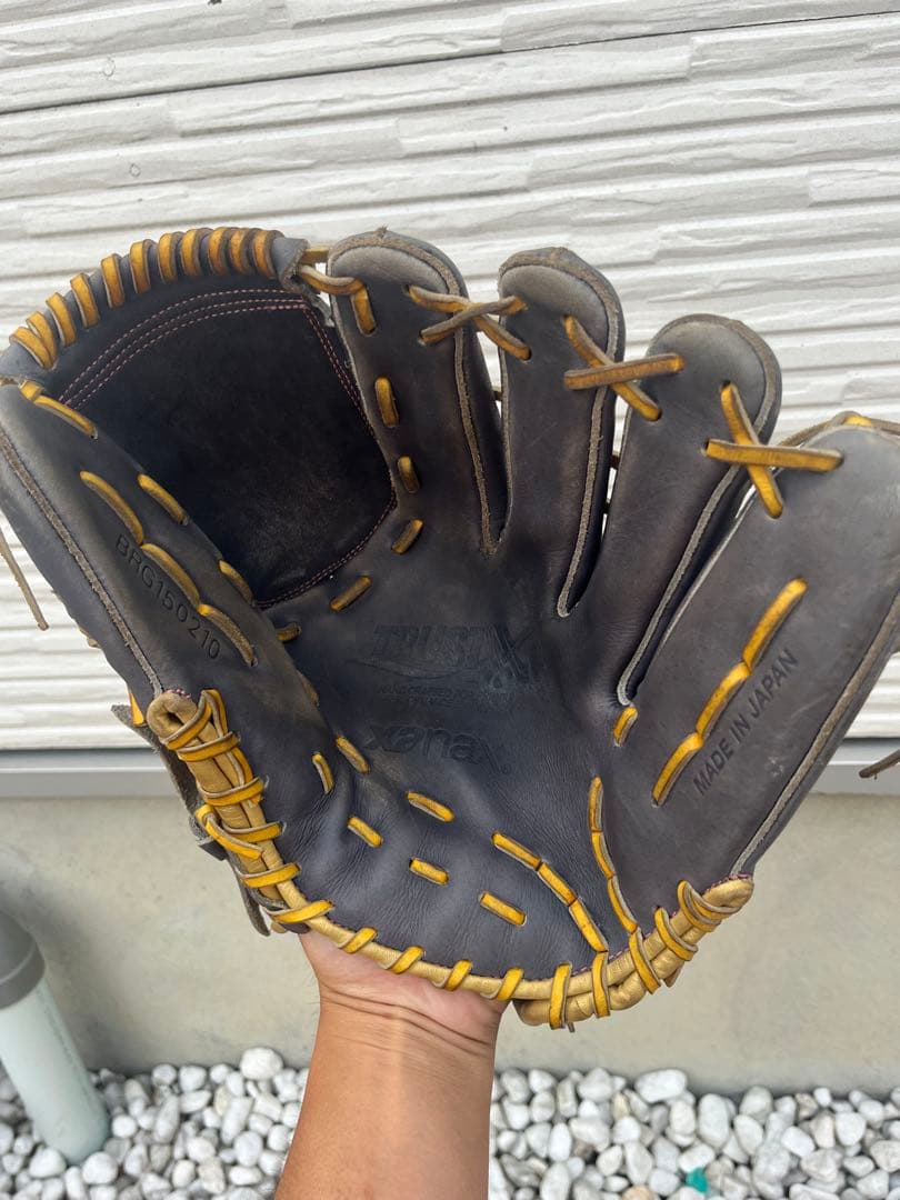 ザナックストラストエックス軟式野球グローブ グレー　ピッチャー用