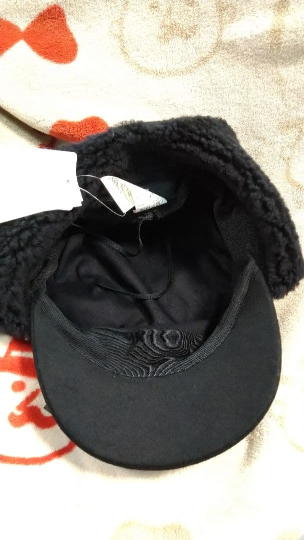 960☆　未使用！　ヨウジヤマモト　ワイズ　ボアウールイヤーキャップ　帽子