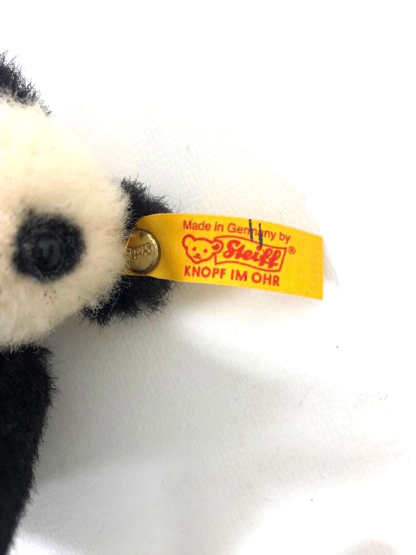 STEIFF シュタイフ　アルパカパンダテッド　パンダ ぬいぐるみ 約10cm