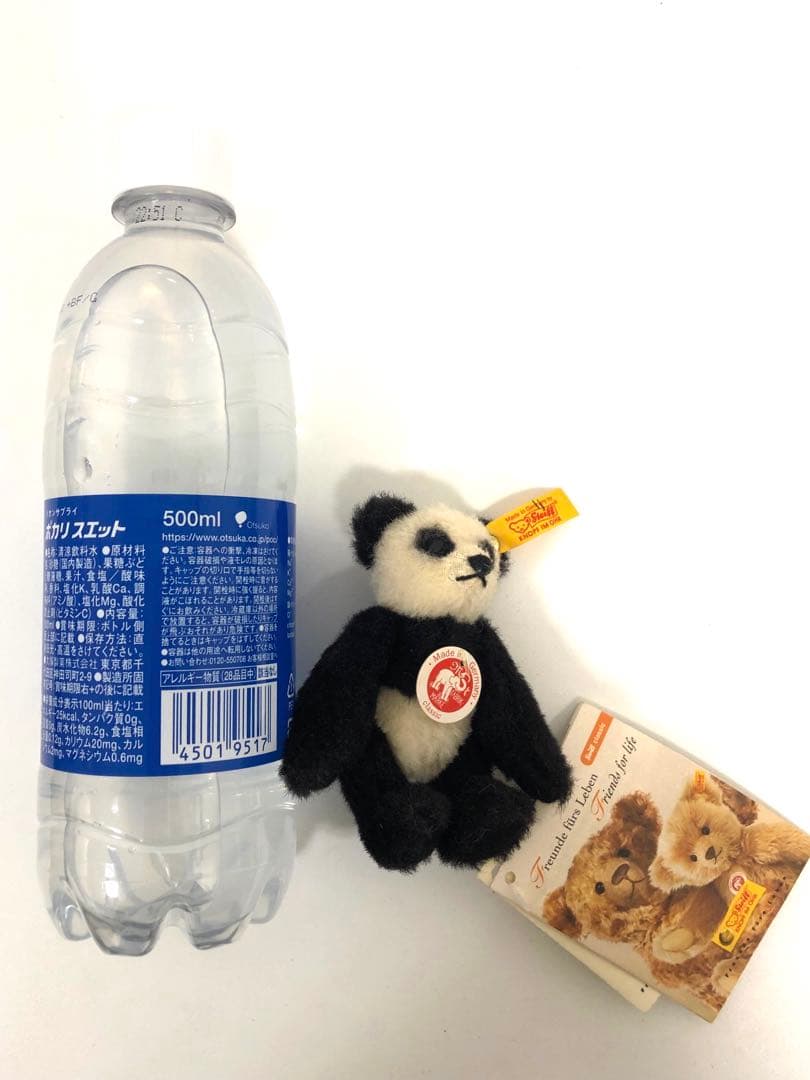 STEIFF シュタイフ　アルパカパンダテッド　パンダ ぬいぐるみ 約10cm