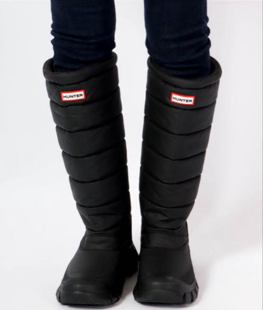 【新品・未使用】　HUNTER スノーブーツ　25cm相当（EU39／UK6）