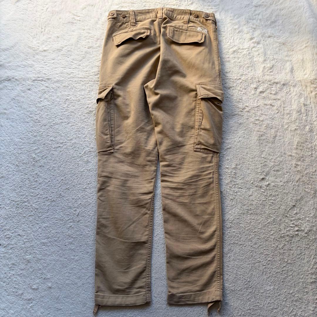 【美品】ポロラルフローレン カーゴパンツ SURPLUS パッチ ベージュ 現行