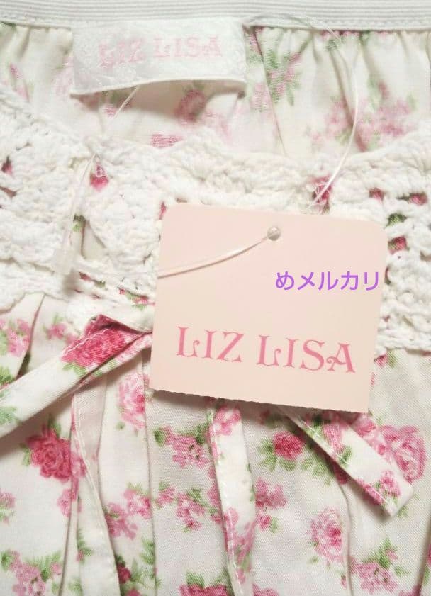 LIZ LISA リズリサ 花柄チュニック 花柄キャミソール③
