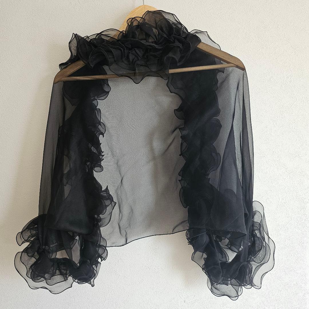 バレンティノ　黒　レースボレロ